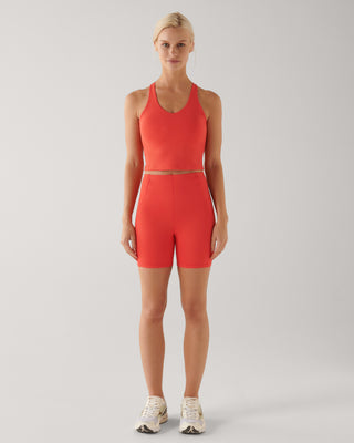 HIGHLINE ECO SPORT SHORTS HIBISCUS RED