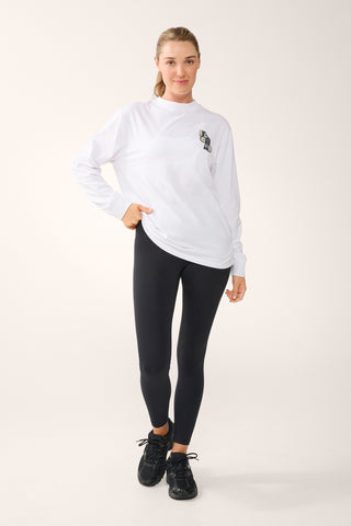 HYDE OVERSIZED LONG SLEEVE TEE WHITE