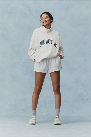 JGD SWEAT SHORT OATMEAL MARLE
