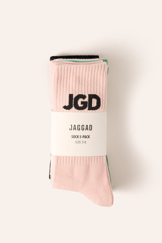 BLOOM 5-PACK CREW SOCK