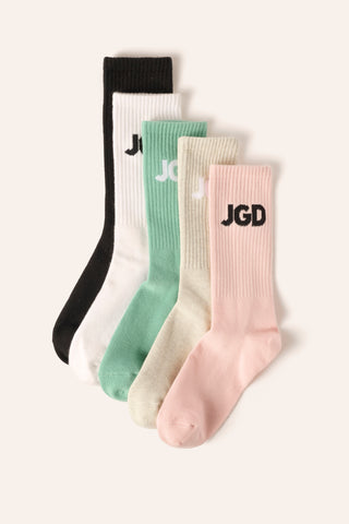 BLOOM 5-PACK CREW SOCK