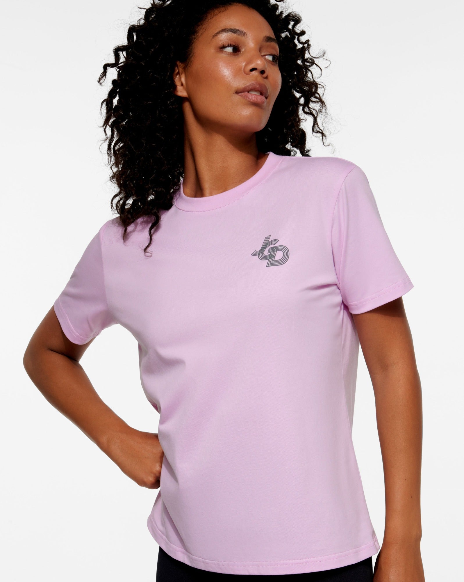 jaggad pink tee