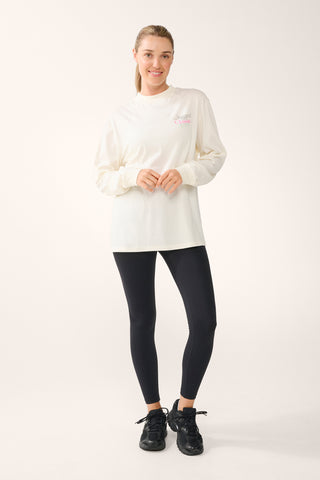 MONTE OVERSIZED LONG SLEEVE TEE SWAN