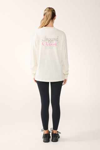 MONTE OVERSIZED LONG SLEEVE TEE SWAN