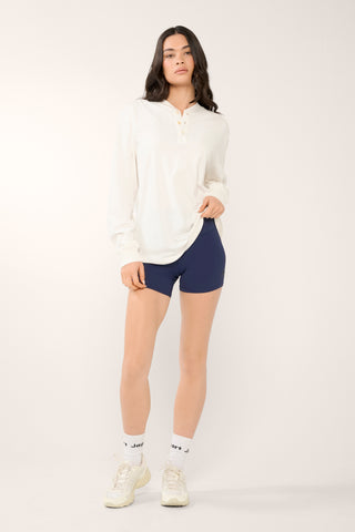 NEWPORT HENLEY LONG SLEEVE TEE WHITE