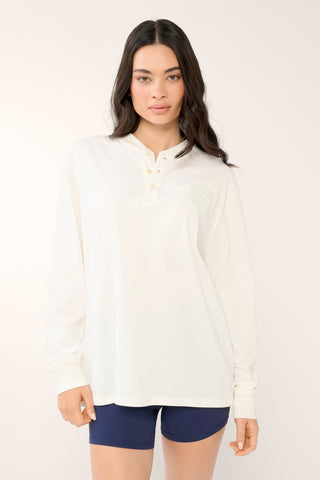 NEWPORT HENLEY LONG SLEEVE TEE WHITE