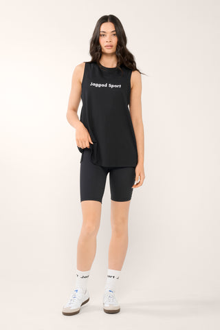 RIO PIQUE MUSCLE TANK BLACK