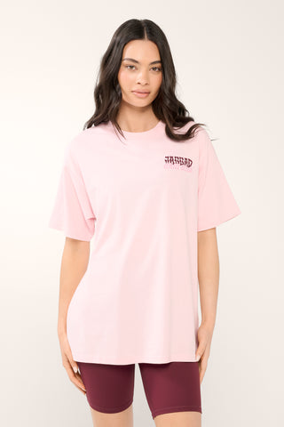 SUMMER CHILL CLUB OVERSIZED TEE CHALK PINK