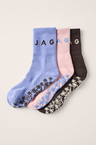 DRIFT 3-PACK GRIP SOCK