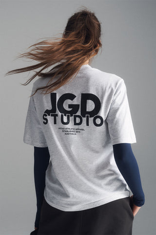CANYON SIGNATURE TEE WHITE MARLE