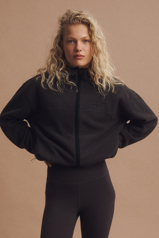 SUMMIT ZIP-THROUGH THERMAFLEECE HOODIE COFFEE BEAN