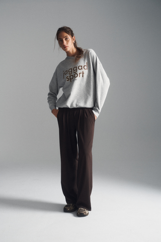 ALUMNI SIGNATURE SWEATER GREY MARLE